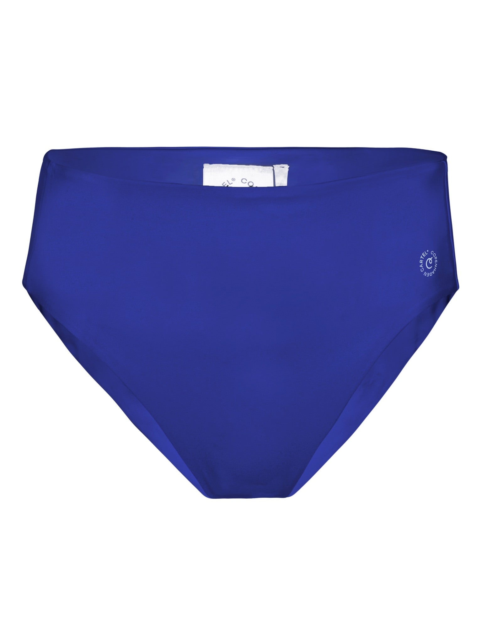 Ubud high-waist bikini bottom - Cartel Blue