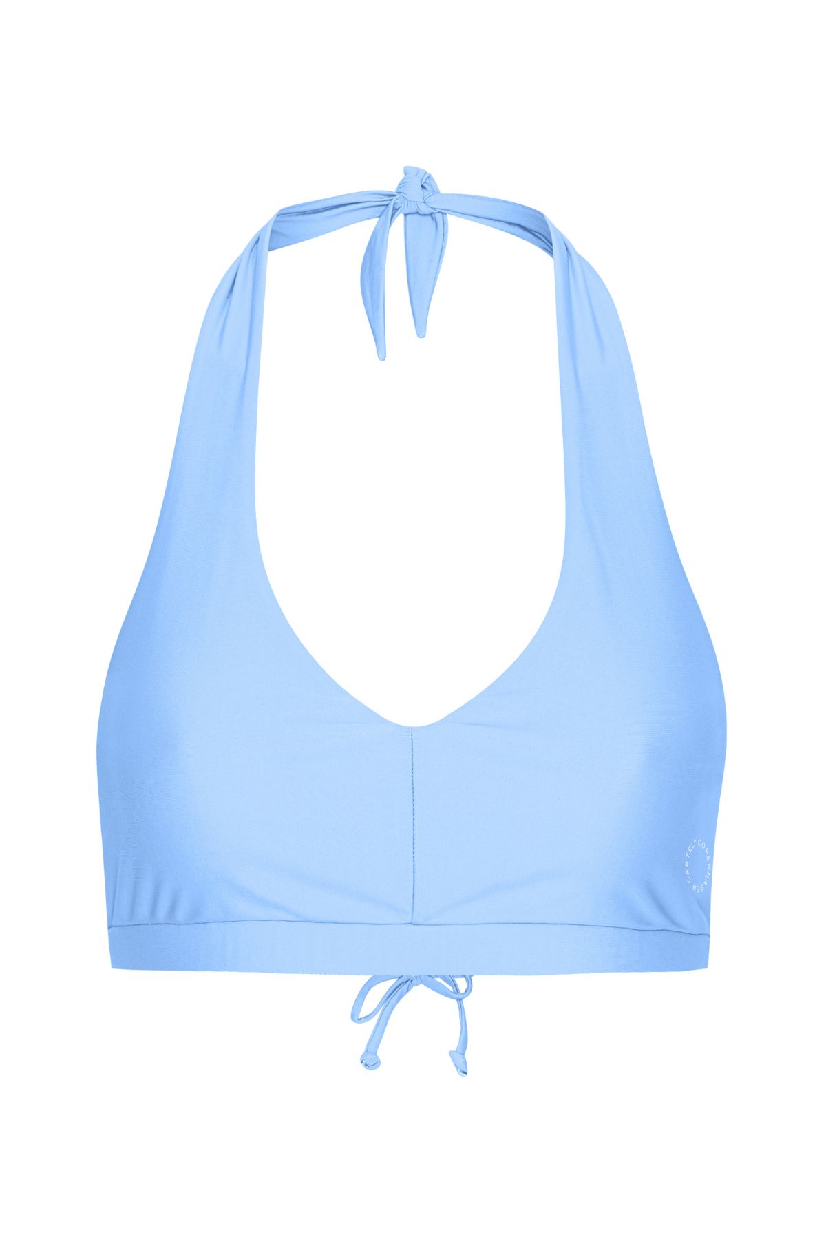 Bukit halterneck bikini top - Clear