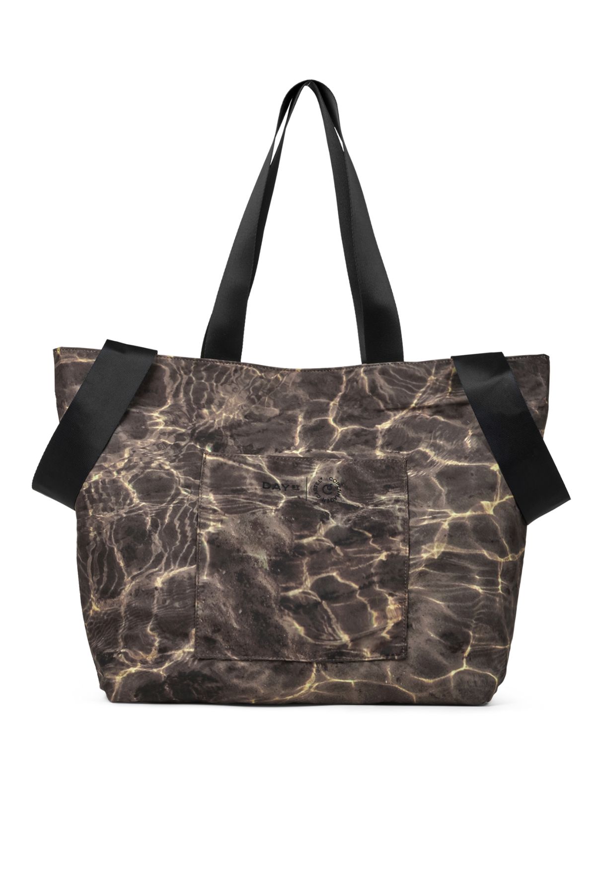 DAY ET x Copenhagen Cartel 2-way tote bag - Sand/Ocean Print