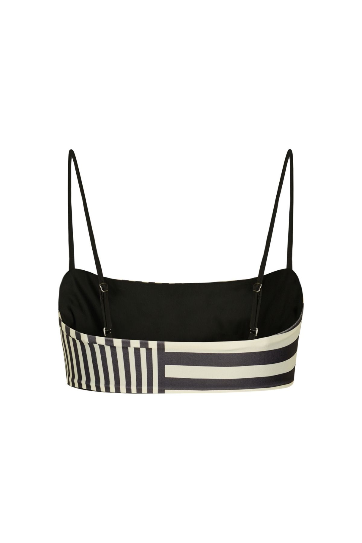 MN x CC Sanur Top Bandeau-Adj-Strap Reversible - Nero