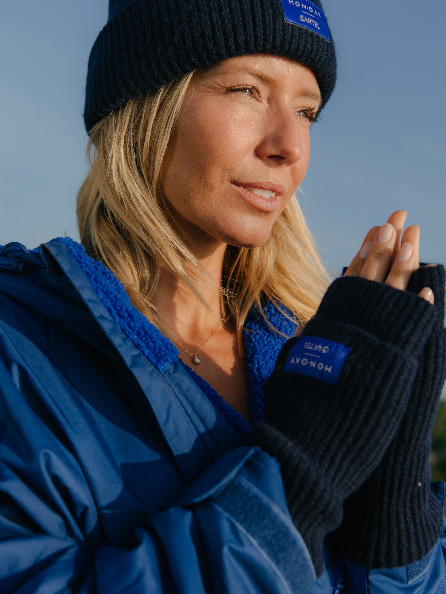 Cartel x Monday Bliss Mittens - Navy