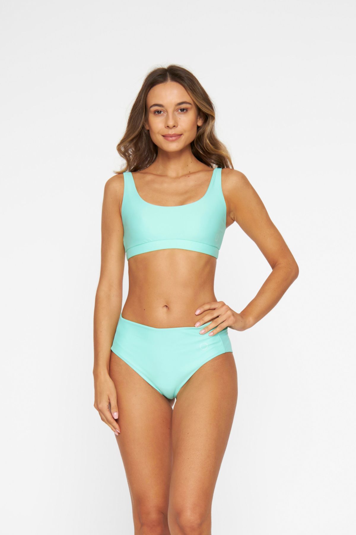 Ubud high-waist bikini bottom - Mint