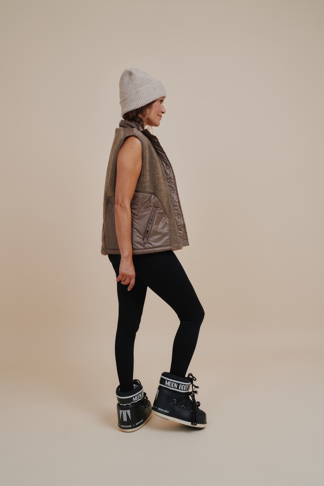 Glacier Fleece Vest - Hazel