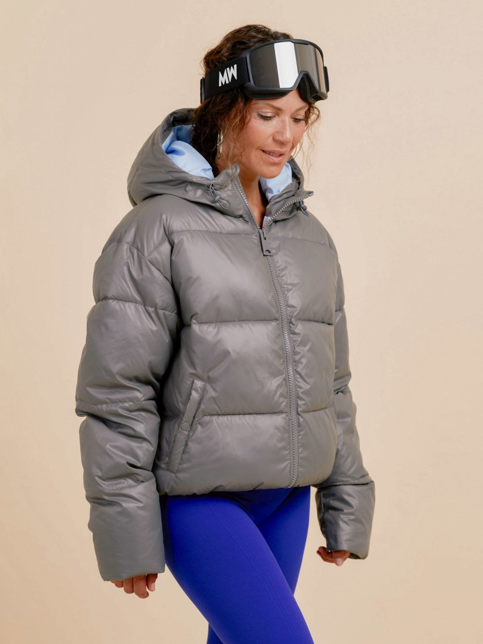 Polar Puffer Jacket Short - Slate