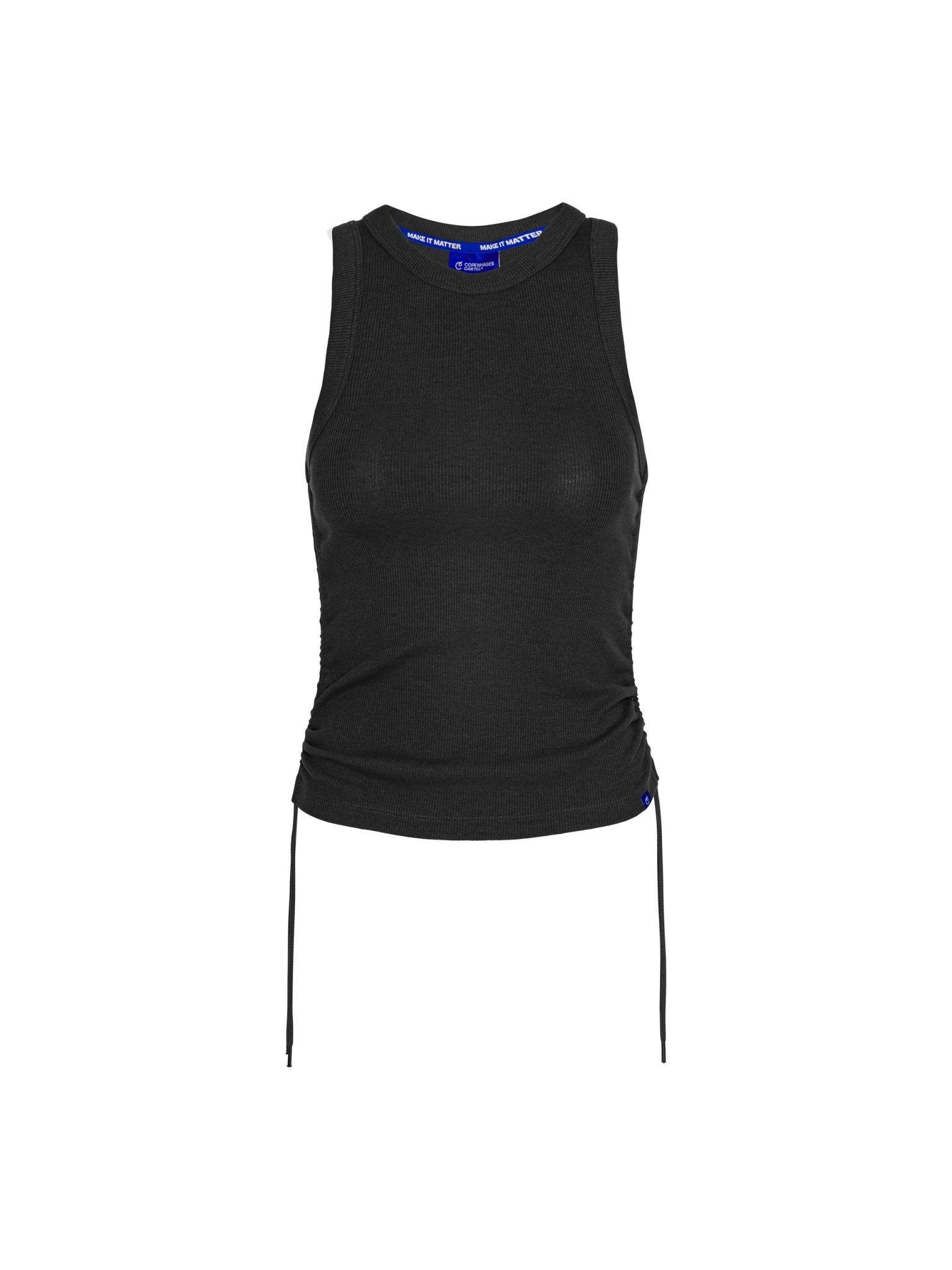 Shore ribbed adjustable OCN Weed® top - Nero