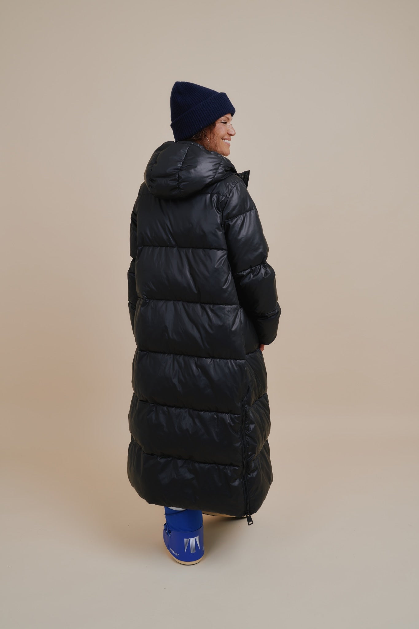 Summit Puffer Jacket Long - Nero