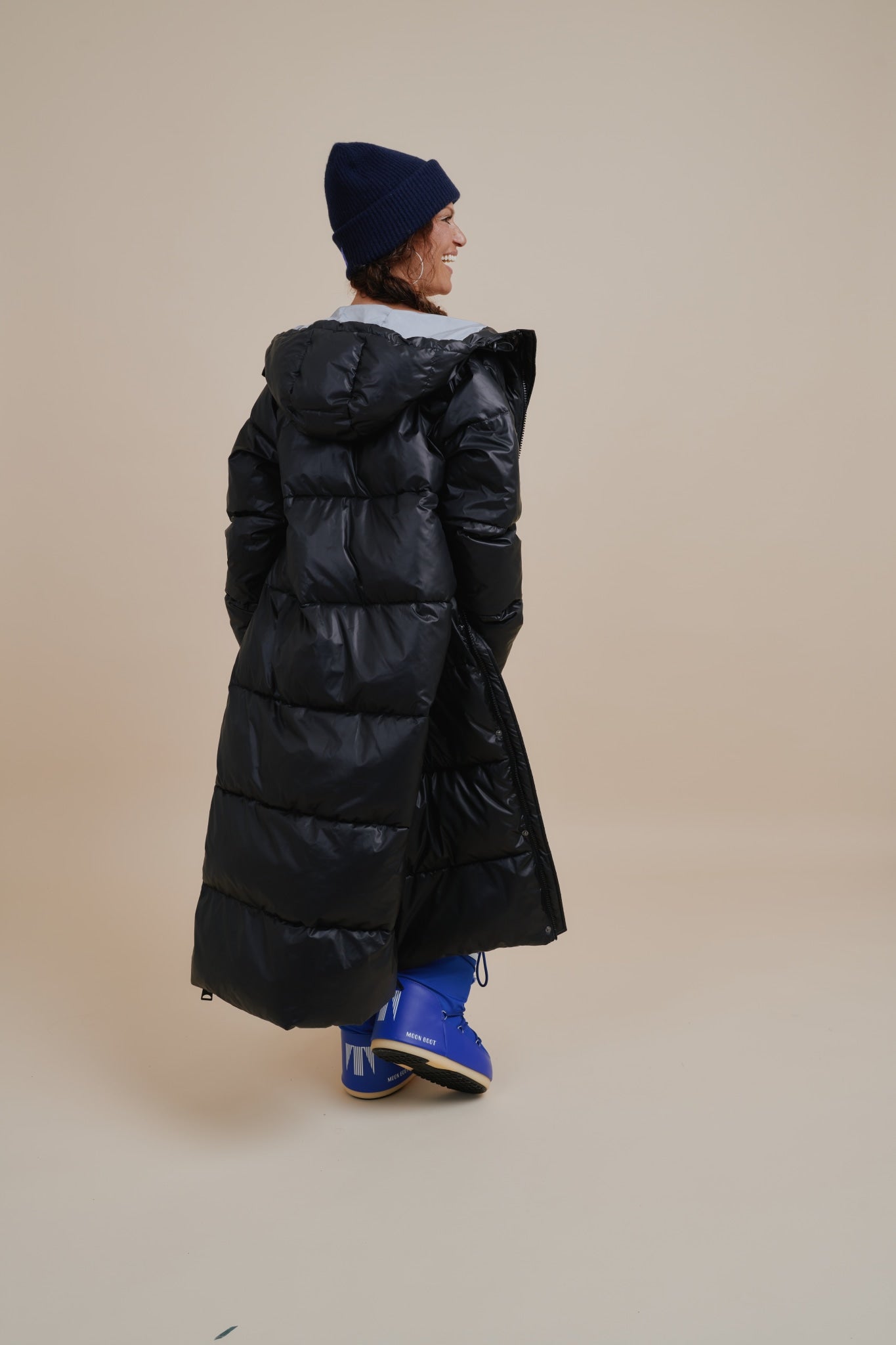 Summit Puffer Jacket Long - Nero