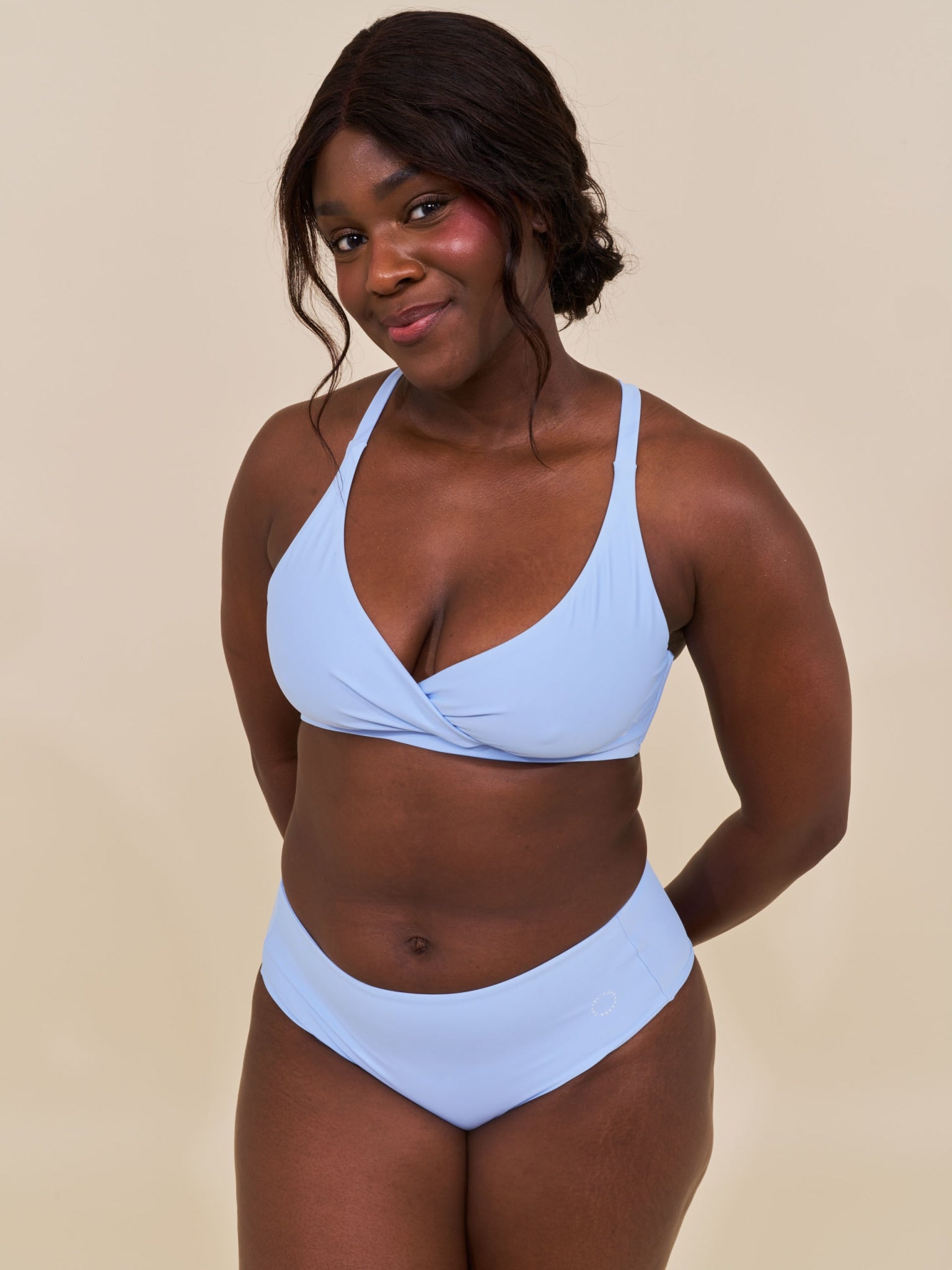 Ubud Bikinislip mit hoher Taille - Durchsichtig